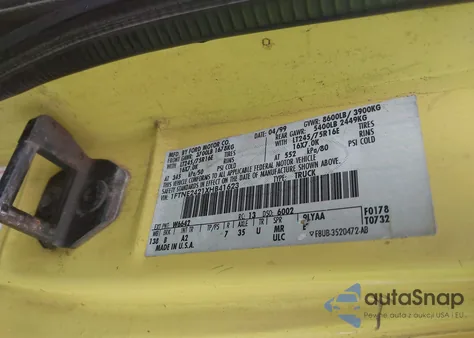 1999 Ford E-250 Commercial z USA, uszkodzony, nr VIN 1FTNE2421XHB41623